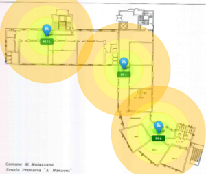 Copertura Wifi Piano rialzato primaria Mulazzano